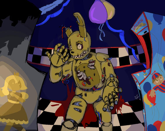 Springtrap waking up